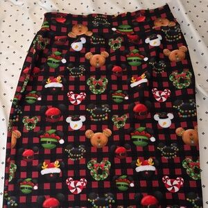 Custom Made Disney Christmas Skirt